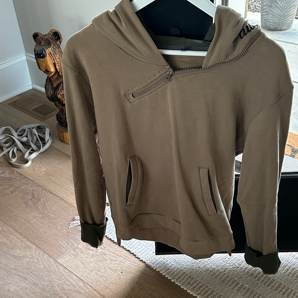 P'tula Tan Hooded Sweatshirt